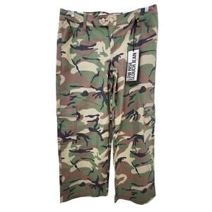 New NWT Almost Famous Low Rise Wide Leg Slouch‎ Pants Size Large